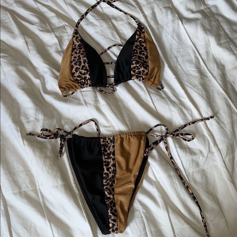 Shein Cheetah Bikini